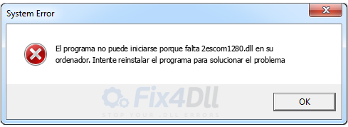 2escom1280.dll falta