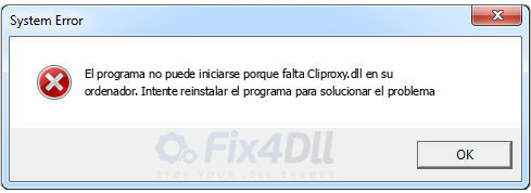 Cliproxy.dll falta