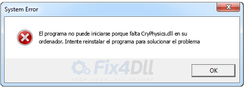 CryPhysics.dll falta