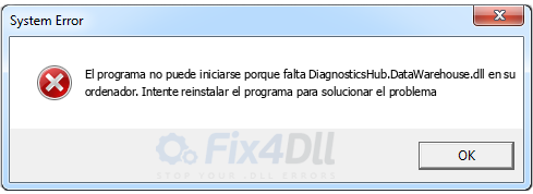 DiagnosticsHub.DataWarehouse.dll falta