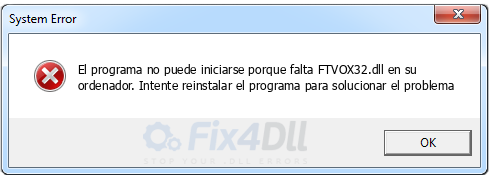 FTVOX32.dll falta
