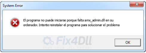 amx_admin.dll falta