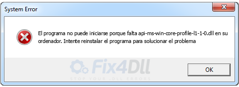 api-ms-win-core-profile-l1-1-0.dll falta