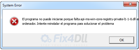 api-ms-win-core-registry-private-l1-1-0.dll falta