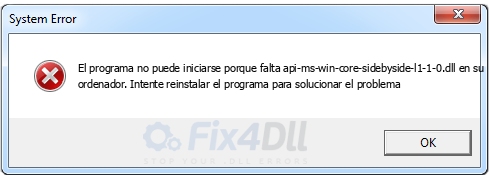 api-ms-win-core-sidebyside-l1-1-0.dll falta