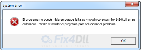 api-ms-win-core-sysinfo-l1-2-0.dll falta