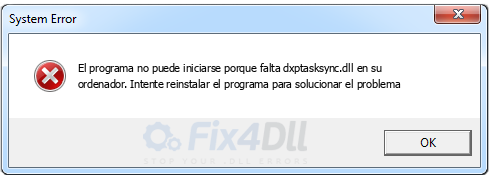 dxptasksync.dll falta