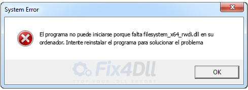 filesystem_x64_rwdi.dll falta