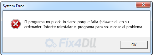 fp4awec.dll falta