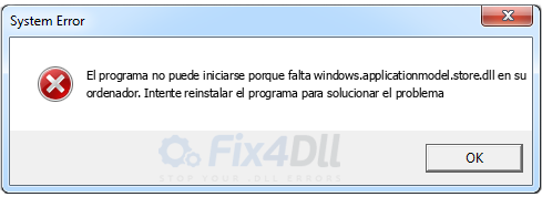 windows.applicationmodel.store.dll falta